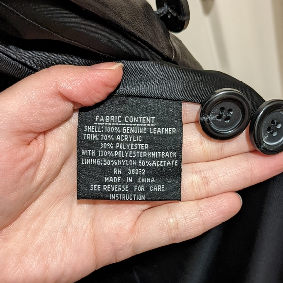 Gallery real leather coat - Picture 9 of 9